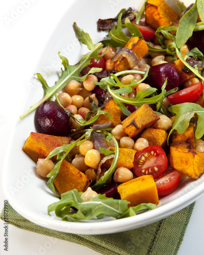 Photo: Chick Pea and Vegetable Salad Chick Pea and Vegetable Salad