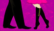 beautiful womanish and masculine legs dance beautiful womanish and masculine legs dance