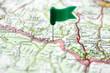 punaise signalétique drapeau carte frontière