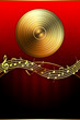 Vinyl Record and Music Notes