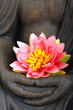Buddha mit Blüte