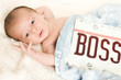This Baby is Boss! Adorable Child Looking at Fingers