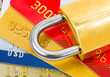 Credit cards and lock