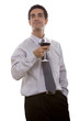 Celebrating success with red wine