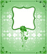 St. Patrick`s Day frame