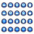 transportation icons set