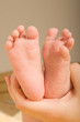 Foot of newborn baby