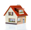 small house on the white small house on the white