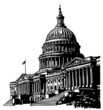 Capitol building illustration