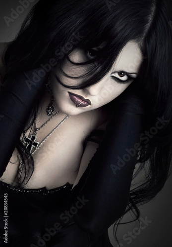 Photo: portrait of the girl in Gothic style portrait of the girl in Gothic style
