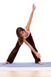 Young Girl Warming Up Before Workout