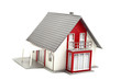 Hausmodell mit Grundriss
