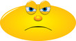 Angry Smiley sulking
