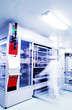 Automated production line in modern Solar silicon factory Automated production line in modern Solar silicon factory