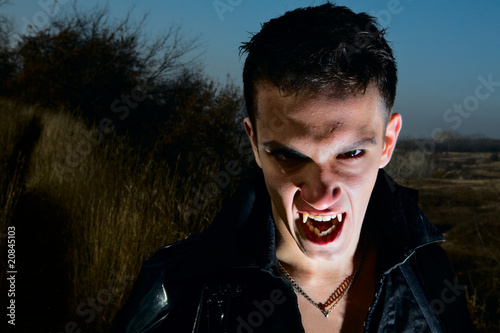 Photo: Portrait of a male vampire Portrait of a male vampire