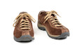 Jogging shoes isolated on white background..