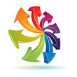 3d arrows symbol