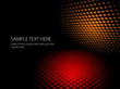 Abstract red and orange dynamic background