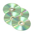 Four CDs, isolated
