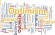 Optimism word cloud