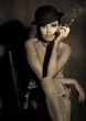 Retro lady