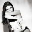Lady on chair