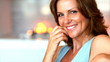 Video: Happy cute woman looking at you and smiling Happy cute woman looking at you and smiling