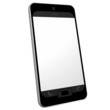 3d Mobile phone isolated on white