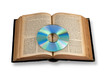 Old book with CD