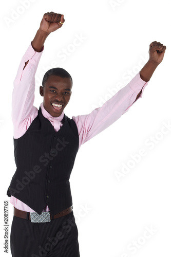 Black African businessman