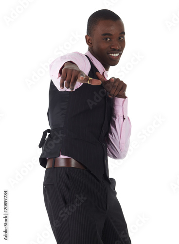 Black African businessman