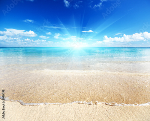 Photo: sand of beach caribbean sea sand of beach caribbean sea