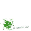vector - st patricks day footer