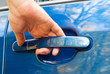 hand opening car door