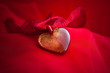 Heart jewelry handmade from murano glass