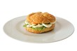 Eierbrötchen auf Teller