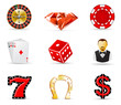 Gambling and casino icons