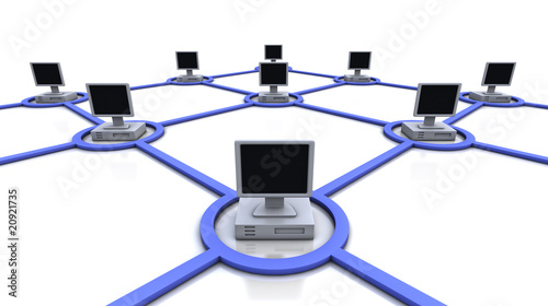 Computer in Network 3D Computer in Network 3D