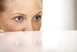 Photo: beautiful girl staring beautiful girl staring