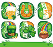 St. Patrick's Day icon set series 6