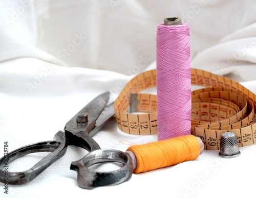 Photo: Tailor instrument in white background Tailor instrument in white background