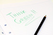 think green