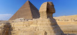 Great Pyramid of Pharaoh Khufu,  and the Sphinx. Egypt.