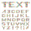 Vector Dotted Alphabet Vector Dotted Alphabet