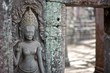 Bayon temple in Angkor, Cambodia - Goddess bas relief