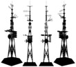 Telecommunications Tower Vector 01