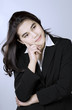 Confident, beautiful young business woman
