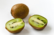 Kiwi cut lengthwise