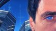 Blue eyes business man architecture finance numbers Blue eyes business man architecture finance numbers