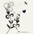 vector flower background